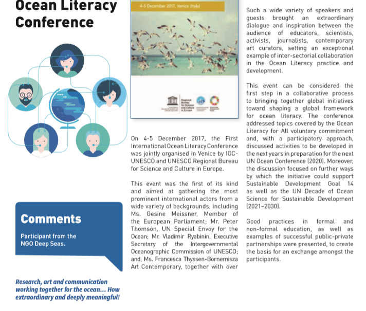 Ocean Literacy Conference Venezia 2017