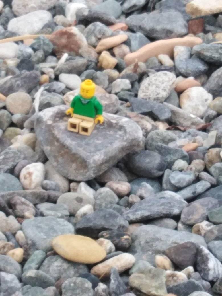 Lego trovato in spiaggia